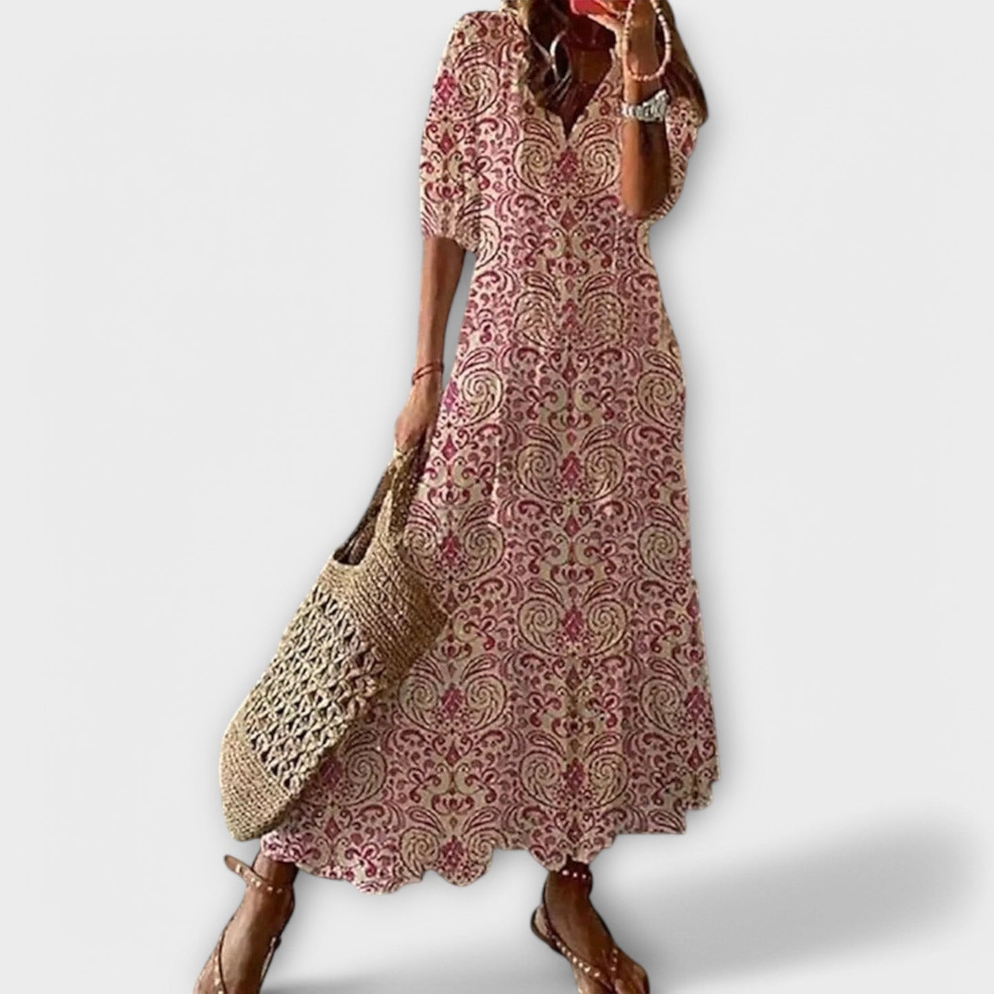 Maya | Boho Summer Maxi Dress