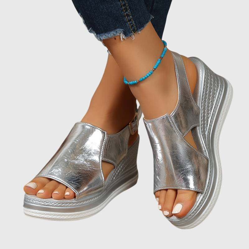 Maya | Orthopedic Platform Wedge Sandals