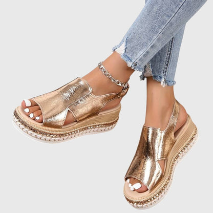 Maya | Orthopedic Platform Wedge Sandals