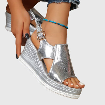 Maya | Orthopedic Platform Wedge Sandals