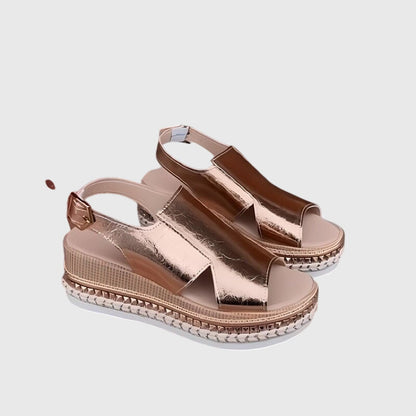 Maya | Orthopedic Platform Wedge Sandals