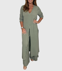Maya | Women's Two Piece Vest and Pants Matching Set