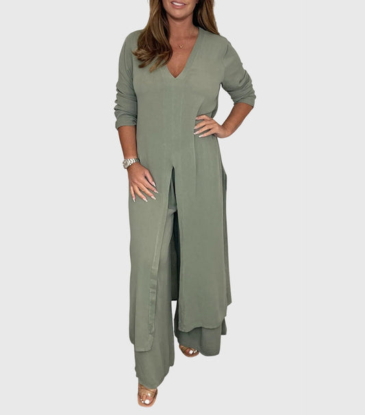 Maya | Women's Two Piece Vest and Pants Matching Set
