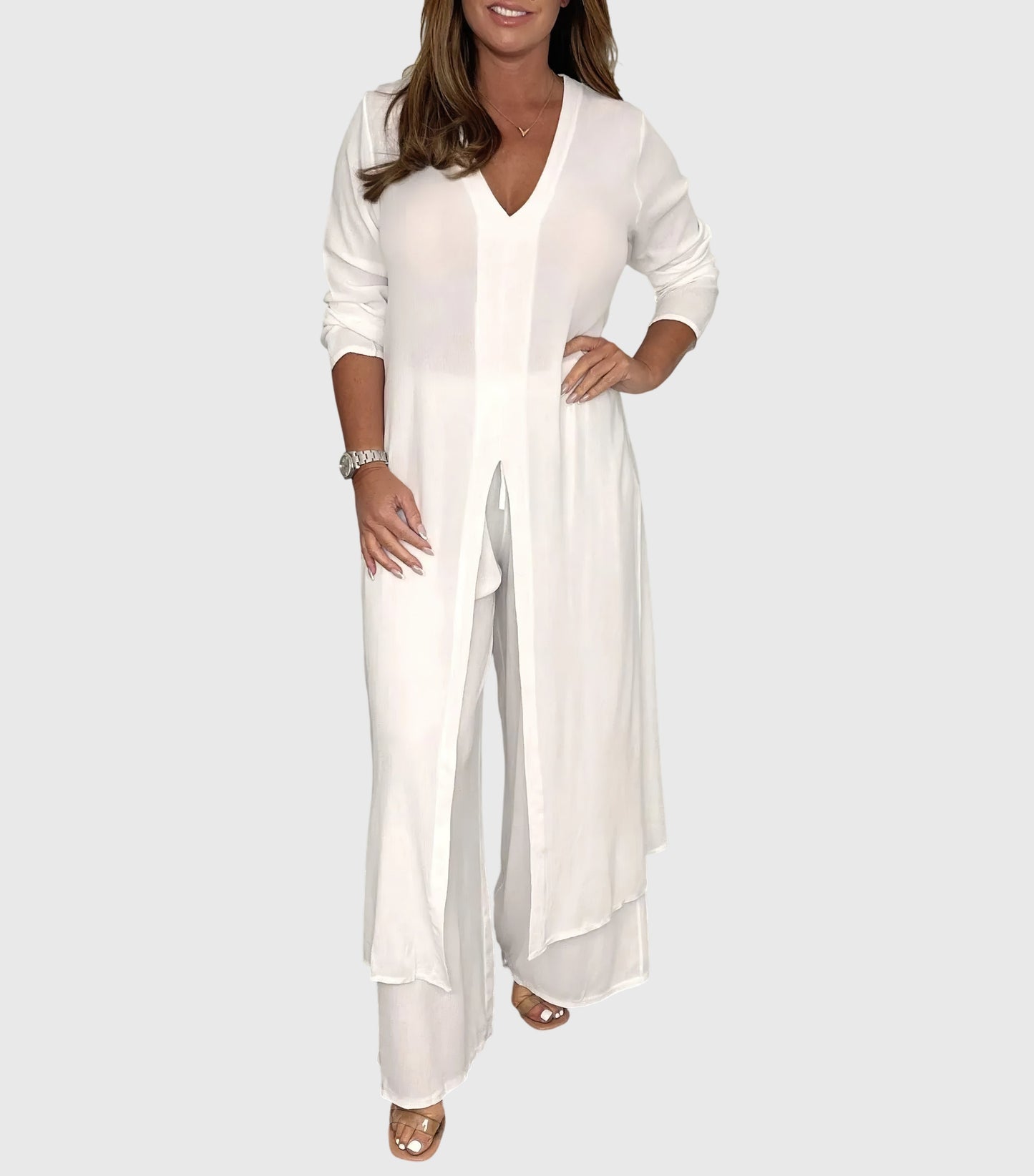 Maya | Women's Two Piece Vest and Pants Matching Set