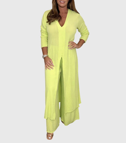 Maya | Women's Two Piece Vest and Pants Matching Set