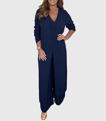 Maya | Women's Two Piece Vest and Pants Matching Set