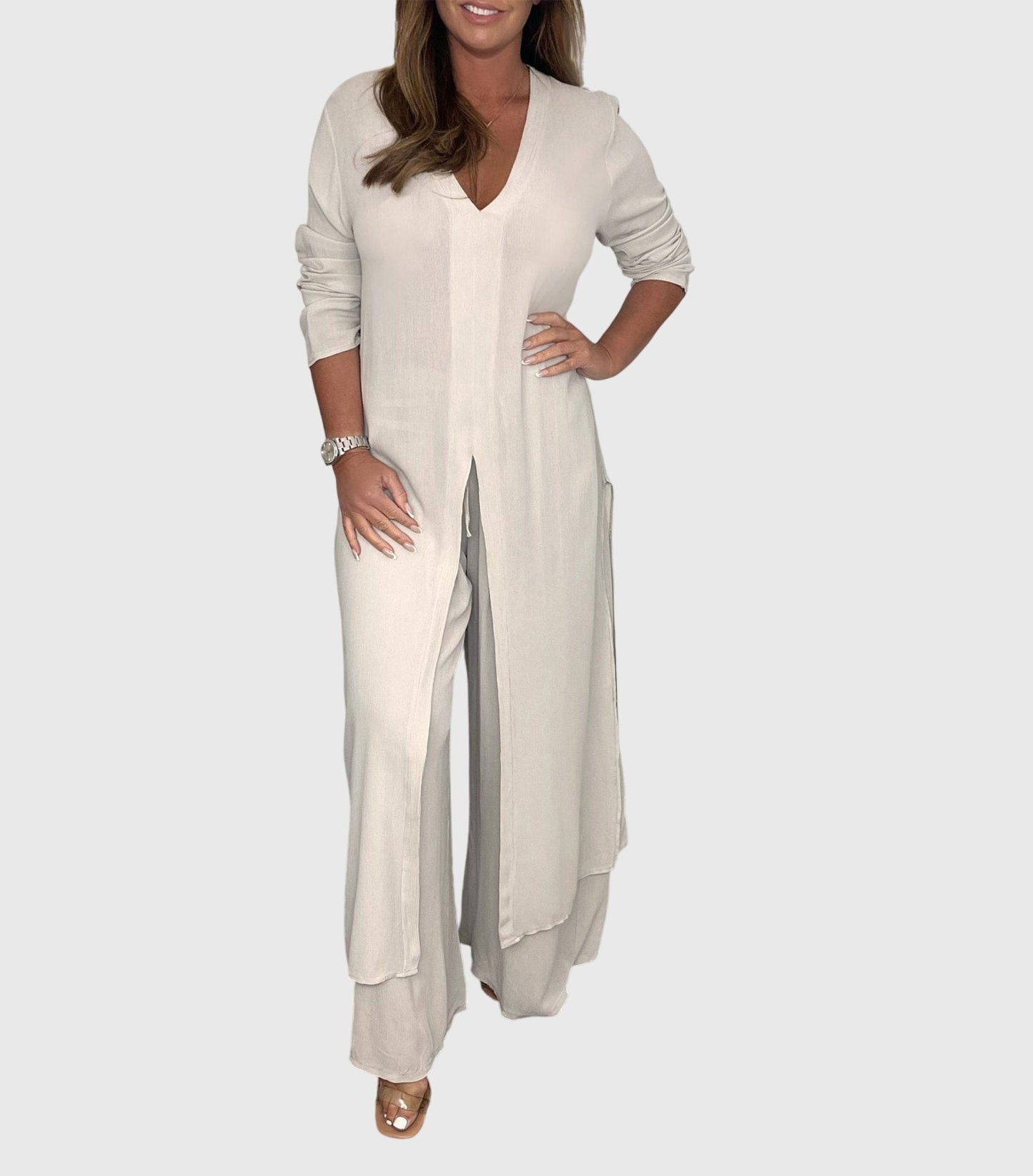 Maya | Women's Two Piece Vest and Pants Matching Set