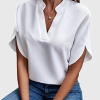 Mia | Elegant Stand Collar Blouse