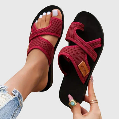 Mia | Orthopedic Slip On Flat Sandals