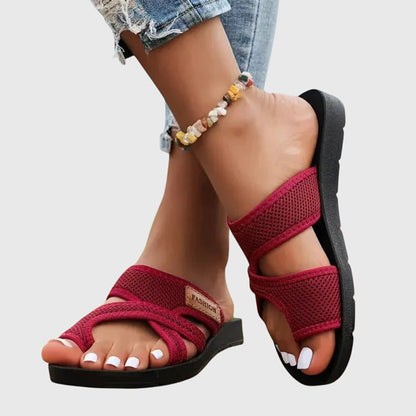 Mia | Orthopedic Slip On Flat Sandals