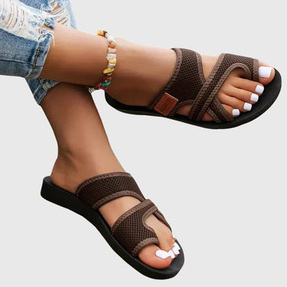 Mia | Orthopedic Slip On Flat Sandals