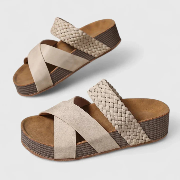 Nadia | Orthopedic Wedge Sandals
