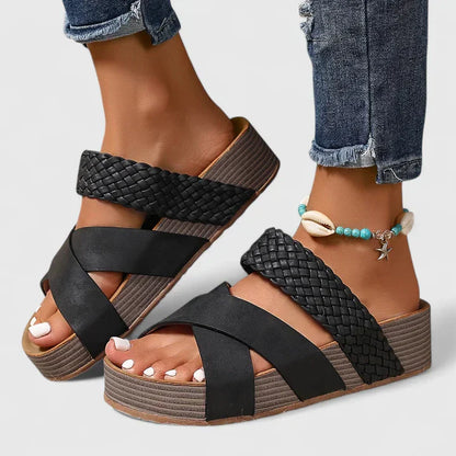 Nadia | Orthopedic Wedge Sandals