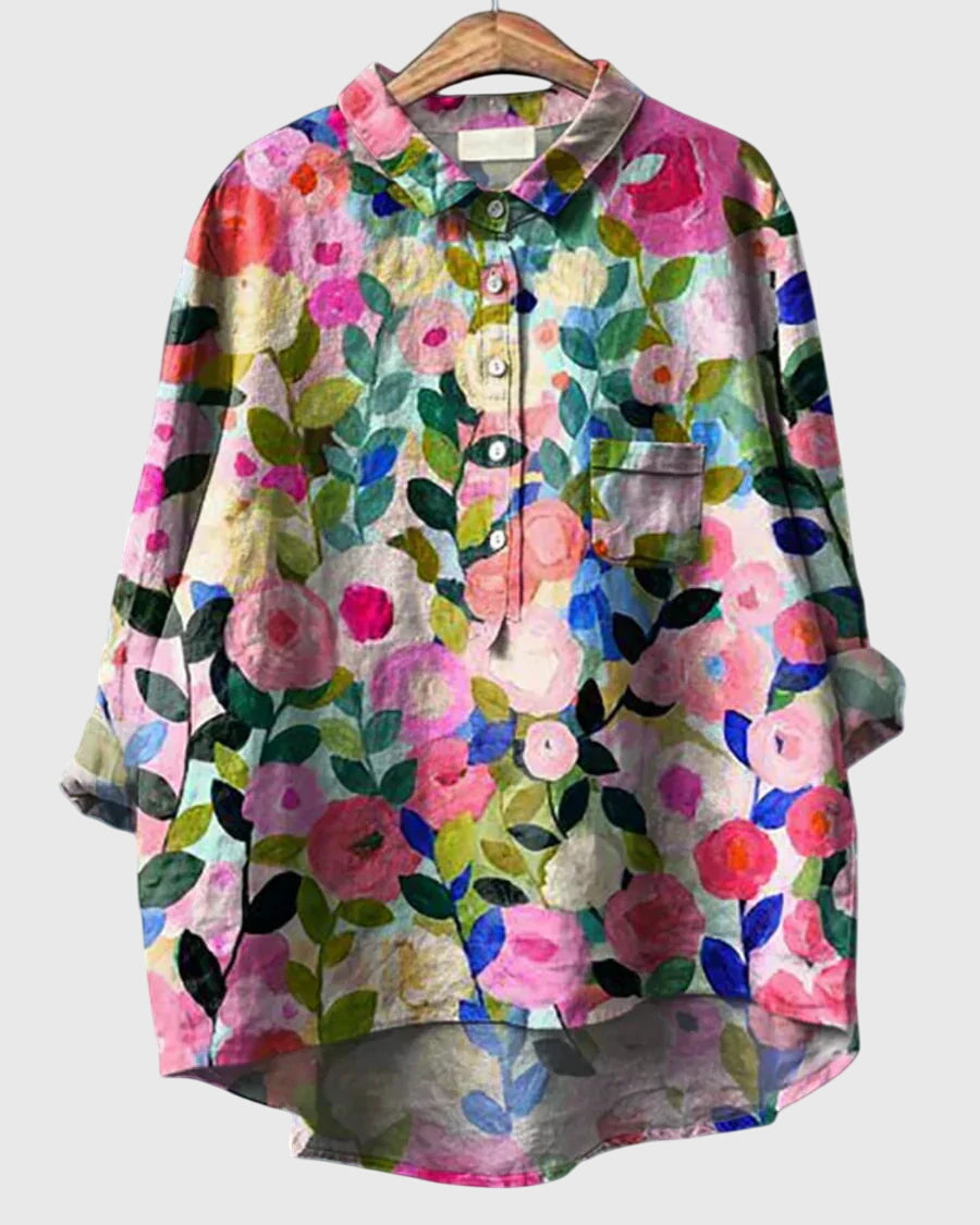 Nora | Floral Print Blouse Shirt