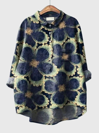 Nora | Floral Print Blouse Shirt
