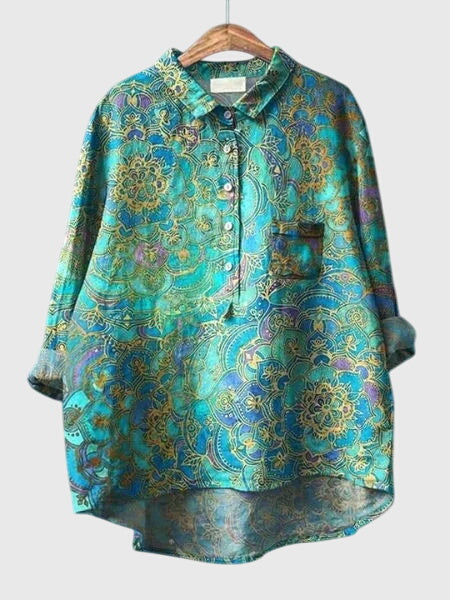 Nora | Floral Print Blouse Shirt