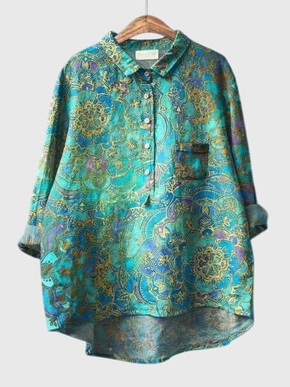 Nora | Floral Print Blouse Shirt