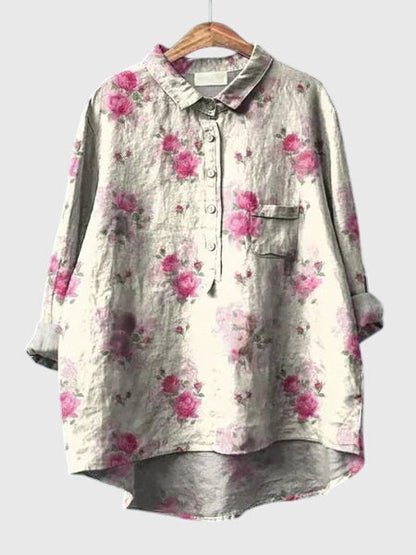 Nora | Floral Print Blouse Shirt