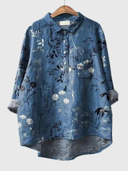 Nora | Floral Print Blouse Shirt