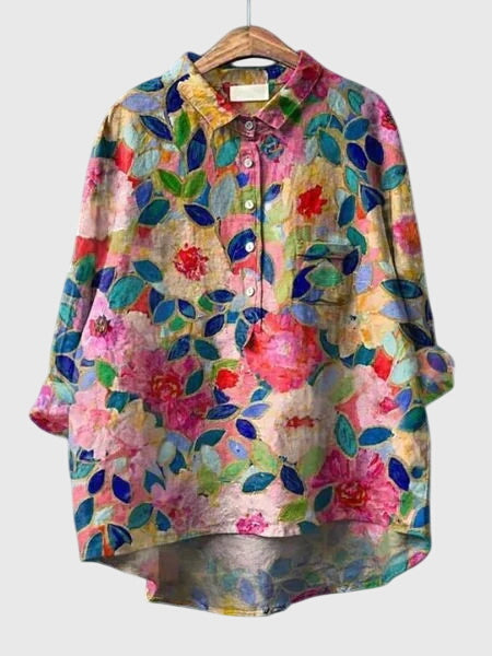 Nora | Floral Print Blouse Shirt