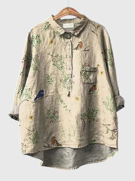 Nora | Floral Print Blouse Shirt