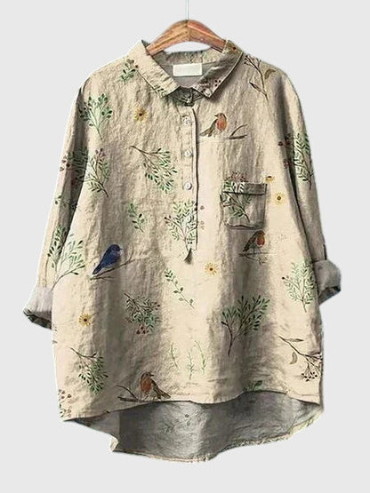 Nora | Floral Print Blouse Shirt