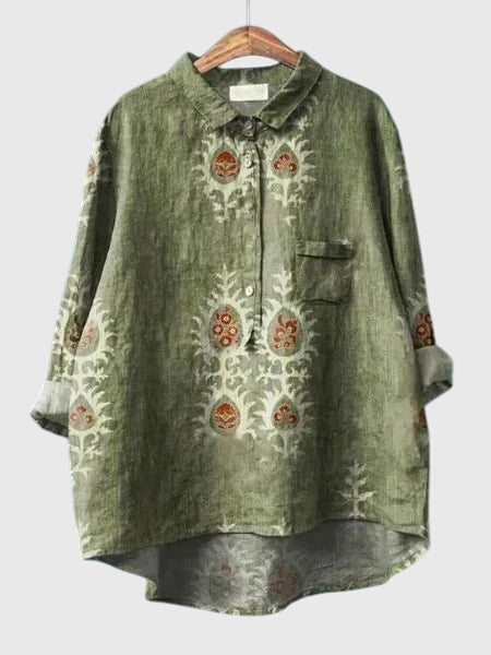 Nora | Floral Print Blouse Shirt