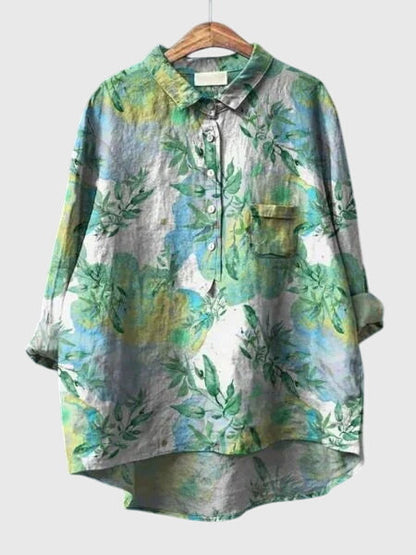 Nora | Floral Print Blouse Shirt
