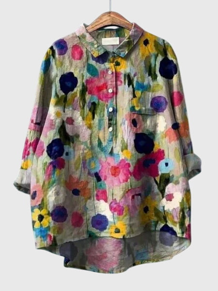 Nora | Floral Print Blouse Shirt