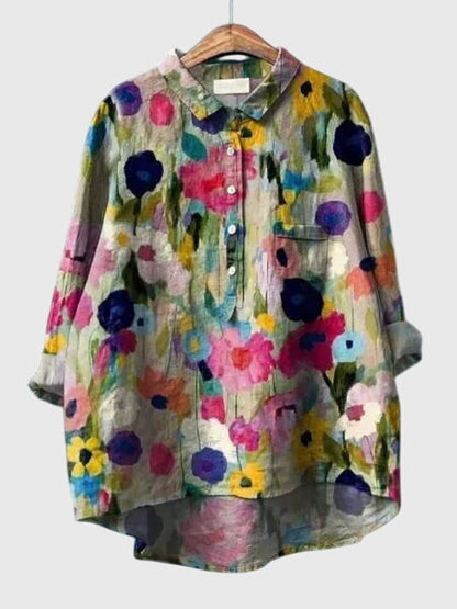Nora | Floral Print Blouse Shirt