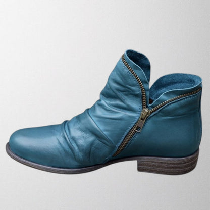 Nora | Zip Trim Ankle Boot