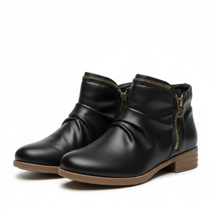 Nora | Zip Trim Ankle Boot