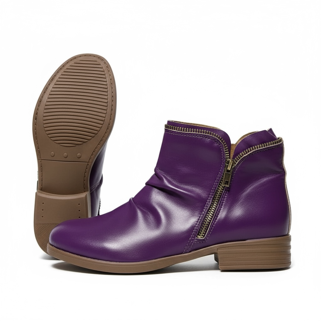 Nora | Zip Trim Ankle Boot