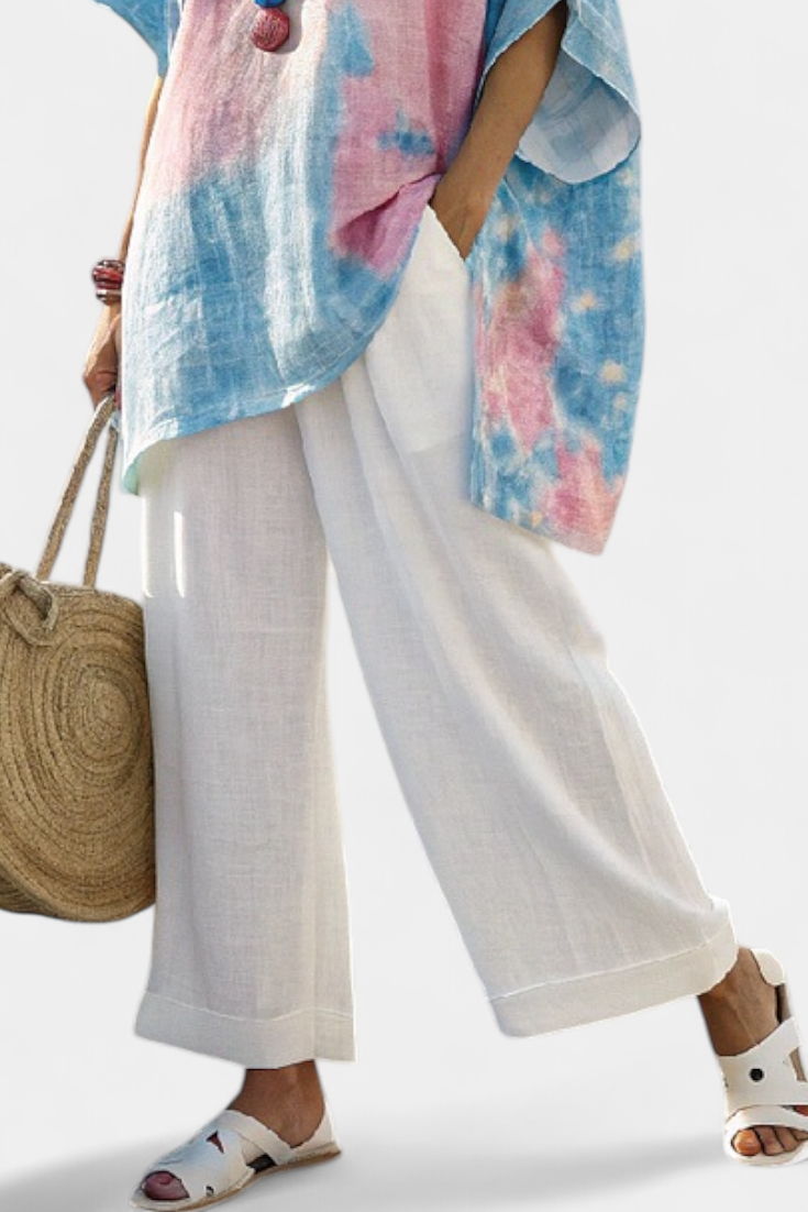 Diana | Comfortable Wide Leg Pants Matching Set