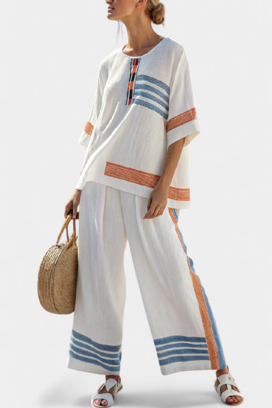 Olivia | Comfortable Oversized Top and Wide Leg Pants