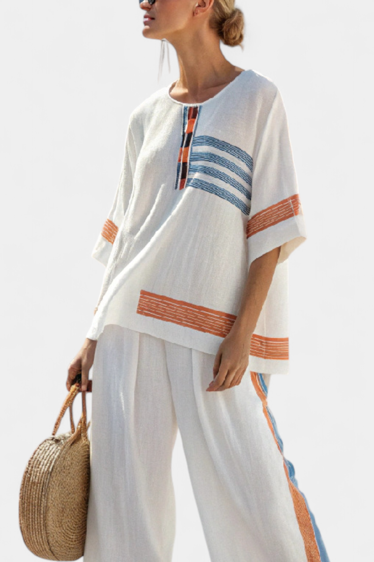 Olivia | Comfortable Oversized Top and Wide Leg Pants