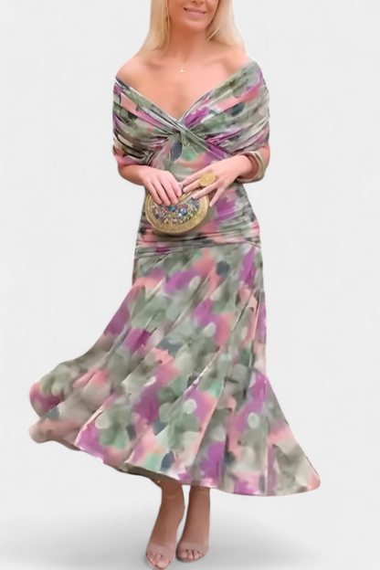 Paige | Artistic V-Neck Maxi Dress