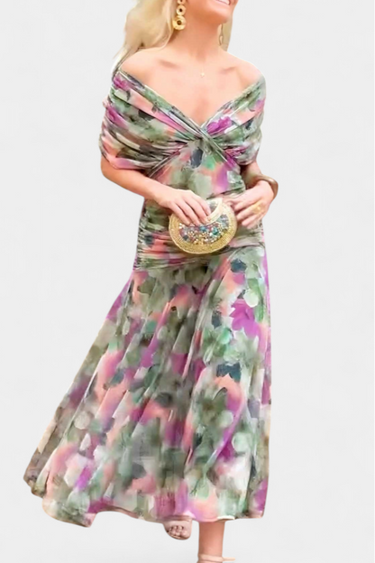 Paige | Artistic V-Neck Maxi Dress
