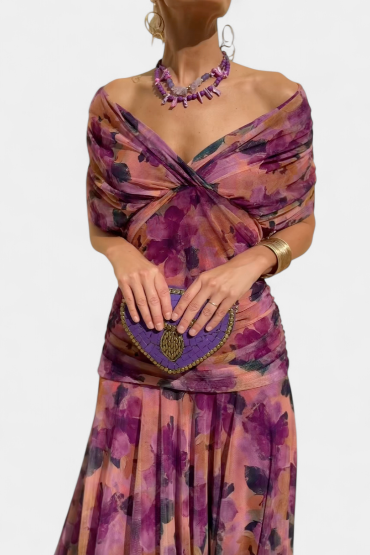 Paige | Artistic V-Neck Maxi Dress