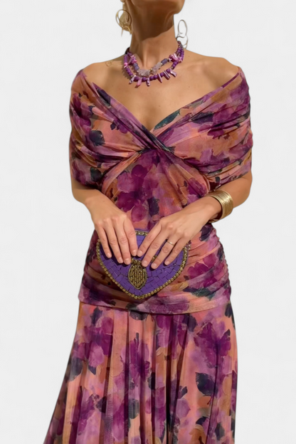 Paige | Artistic V-Neck Maxi Dress