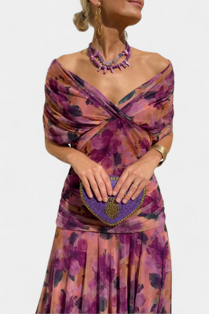 Paige | Artistic V-Neck Maxi Dress