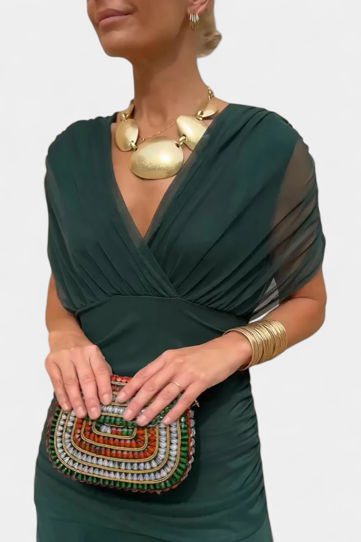 Paige | Artistic V-Neck Maxi Dress