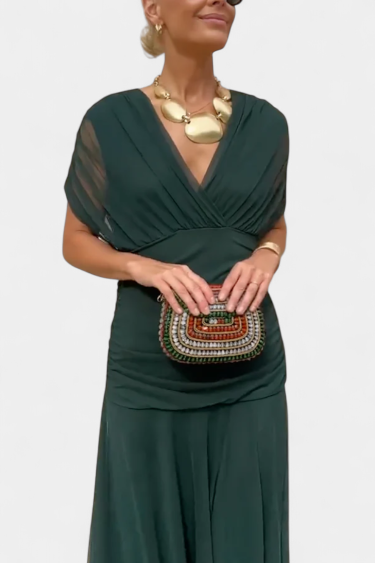 Paige | Artistic V-Neck Maxi Dress