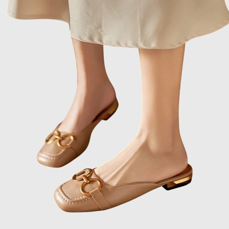 Penelope | Orthopedic Flat Slip On Mules