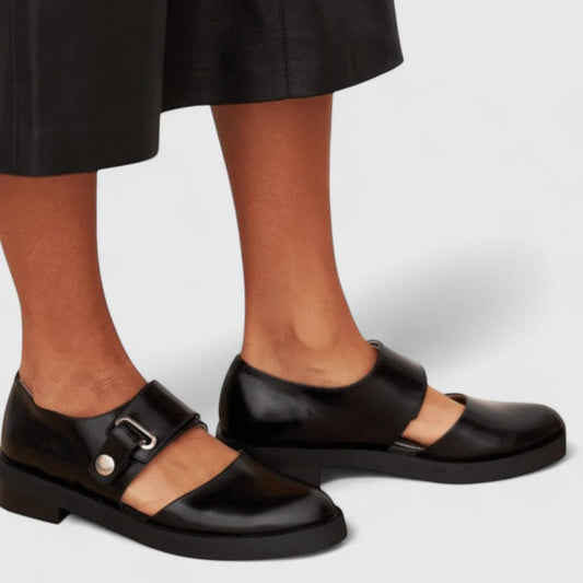 Piper | Elegant Mary Jane Flats With Strap