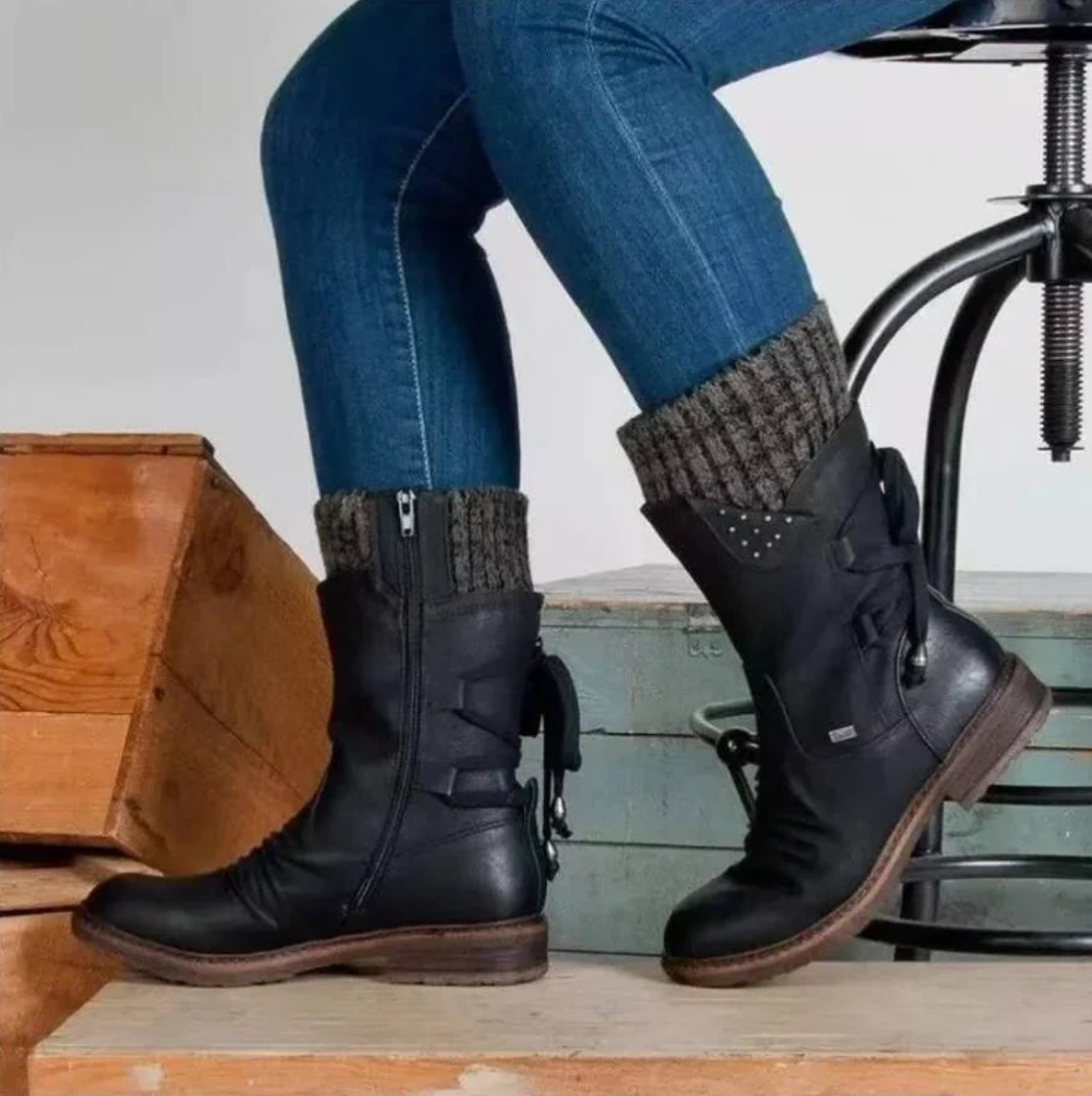 Piper | Mid Calf Winter Boots