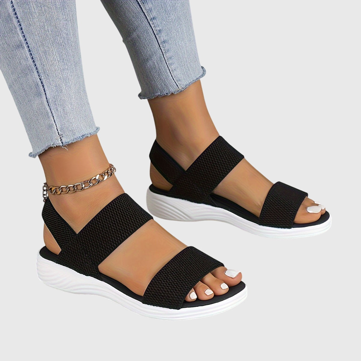 Piper | Orthopedic Strappy Flat Sandals