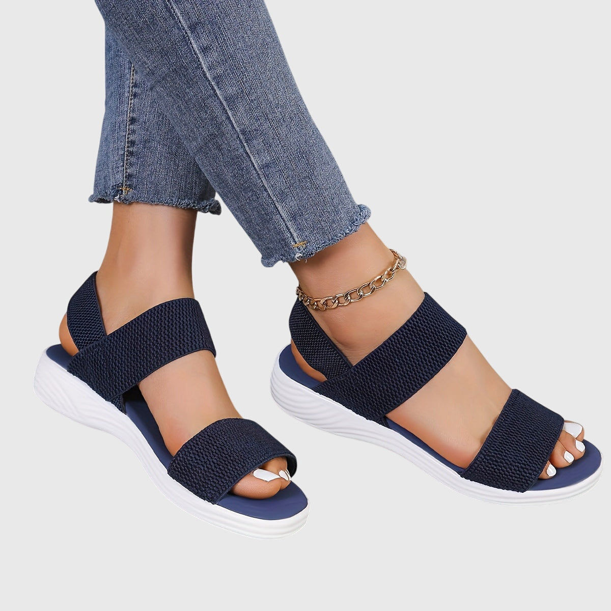 Piper | Orthopedic Strappy Flat Sandals