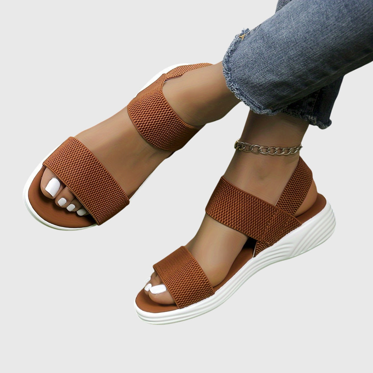 Piper | Orthopedic Strappy Flat Sandals