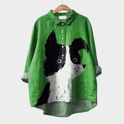 Piper | Sophisticated Animal Print Blouse